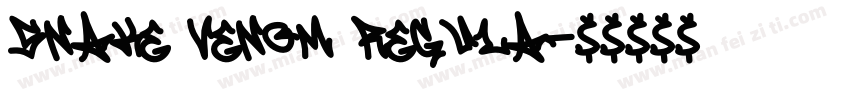 Snake Venom Regula字体转换